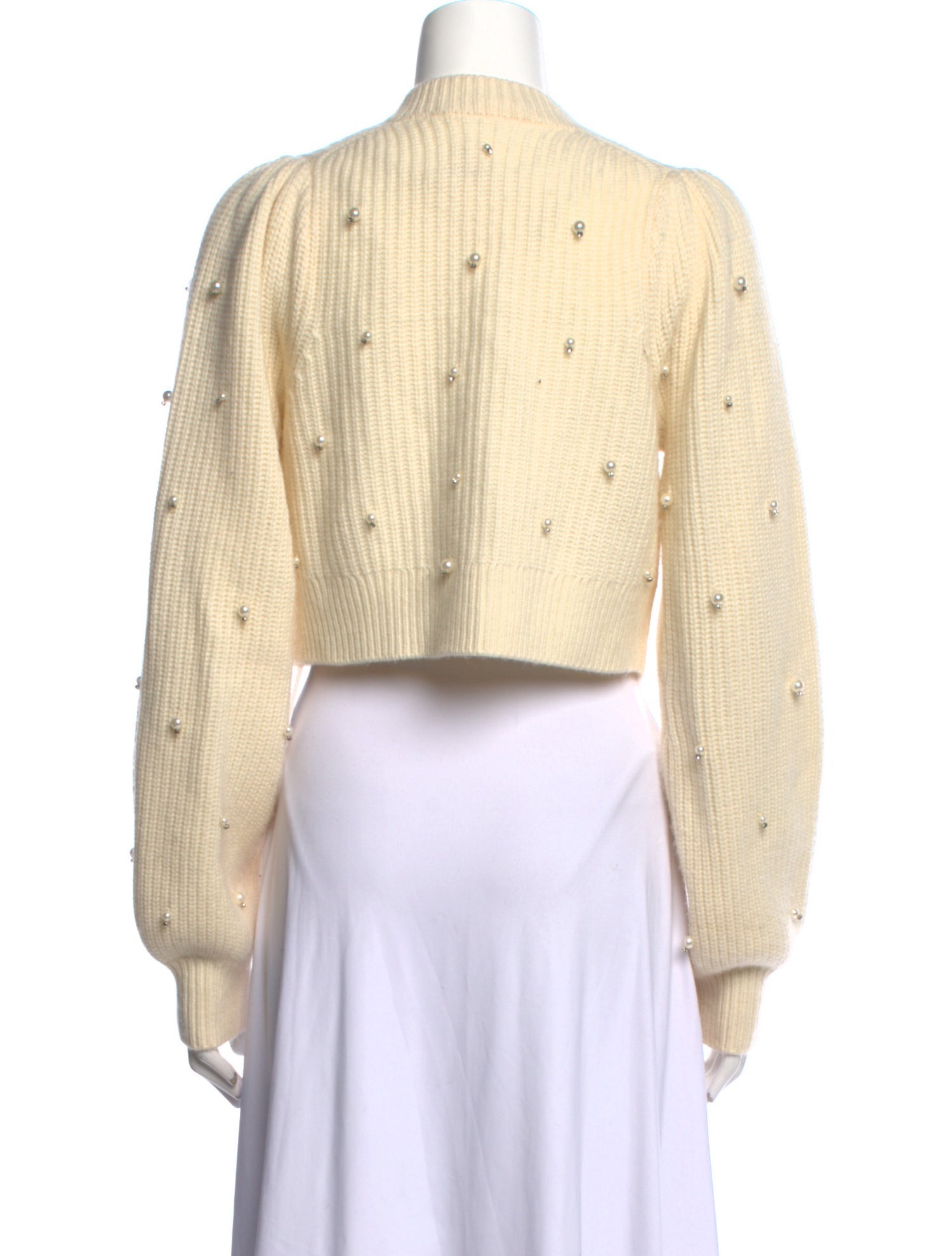 LoveShackFancy Wool V-Neck Sweater